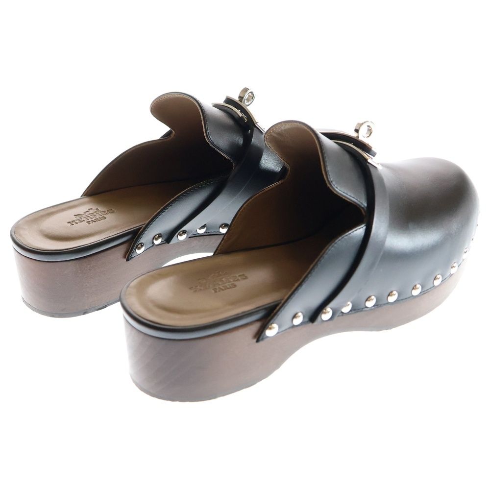 HERMES (エルメス) カルロッタ ケリー レザー サボ サンダル