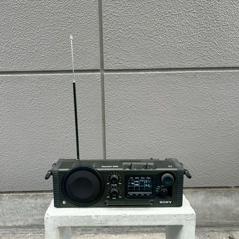 ジャンク】SONY 4バンドBCLラジオ スカイセンサー ストア ICF-6000