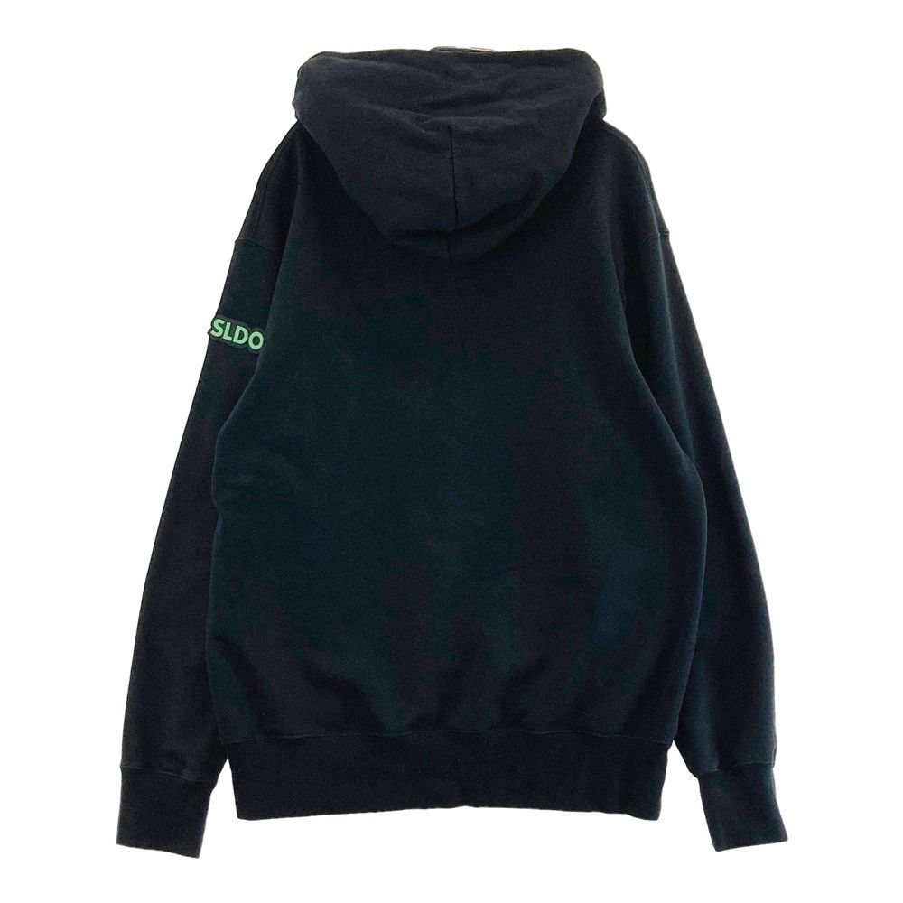 SLDO エスルド ロゴフーディー パーカー マッドブラック 裏起毛 M