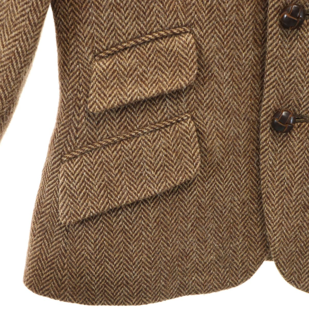 RALPH LAUREN ラルフローレン 日本製 ヘリンボーン ツイード