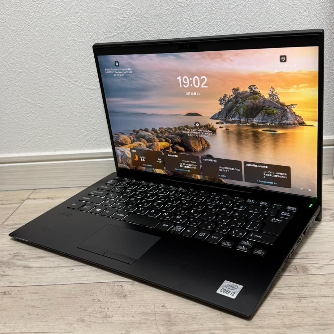 VAIO Pro PK 10世代 i3 メモリ8GB NVMe SSD128GB オフィス2021 軽量