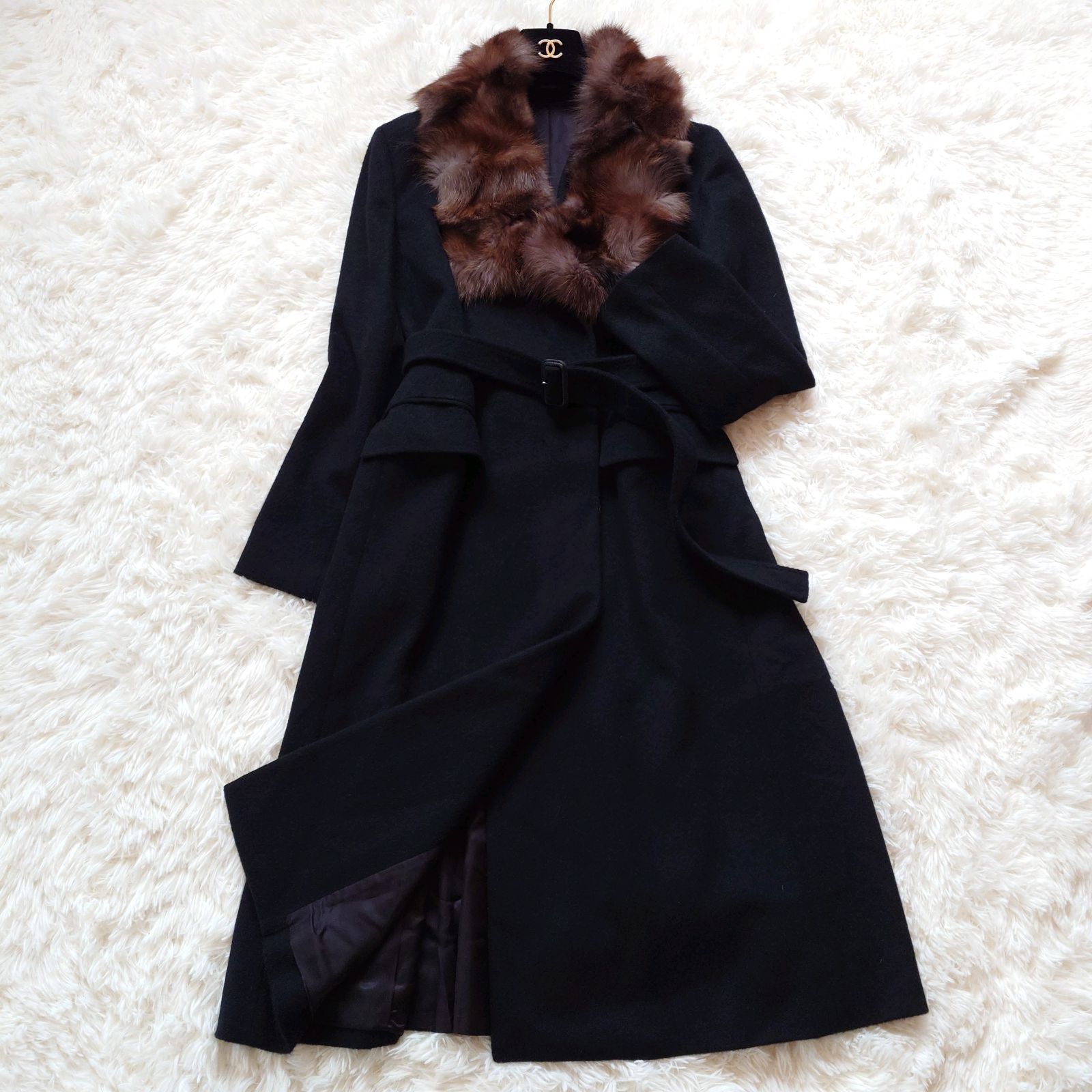 ARTISAN アルチザン カシミヤ ウール フォックスファー ベルテッド