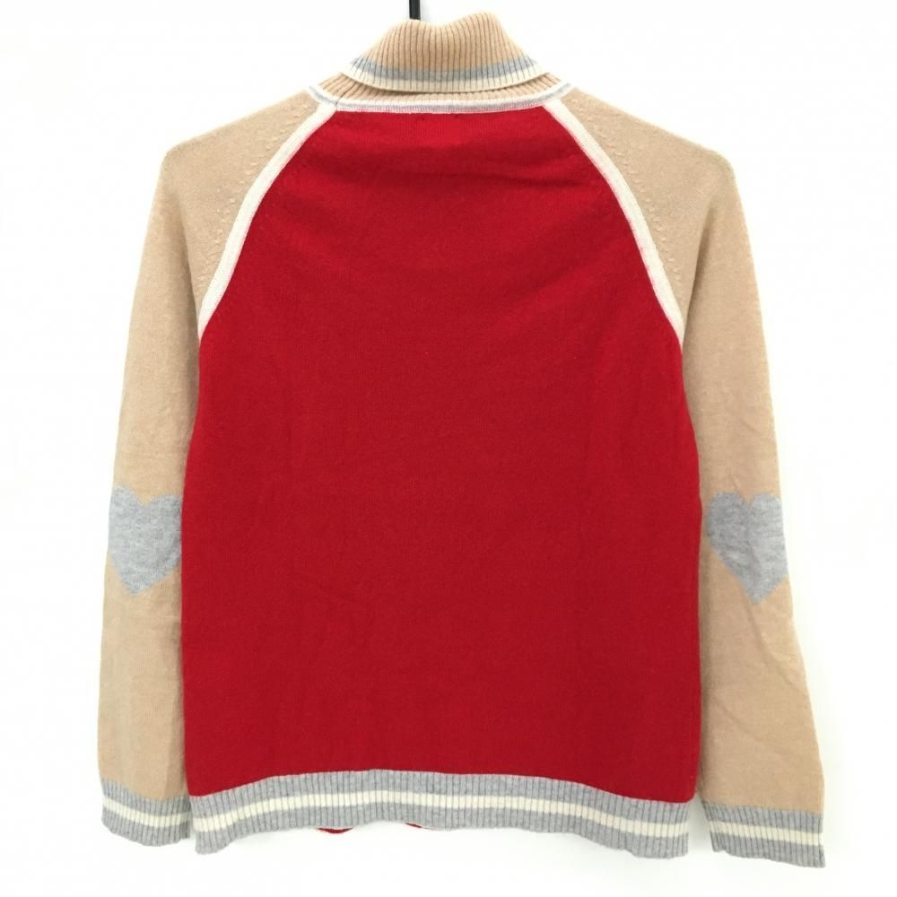 裏地付き ニット プルオーバー セーター ハイネックフード 秋冬 M
