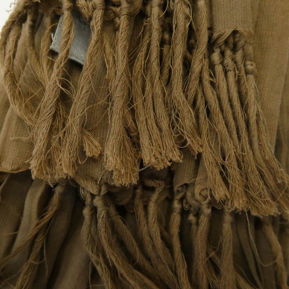 DIOR HOMME ディオールオム 05SS エディ期 フリンジ コットン ストール