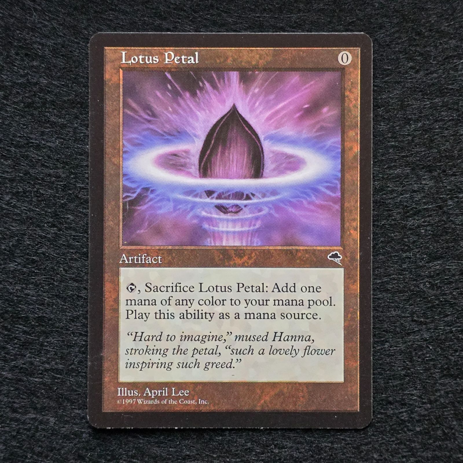 MTG 水蓮の花びら Lotus Petal TMP ① 英語版 4枚分 EX+]水蓮の花びら