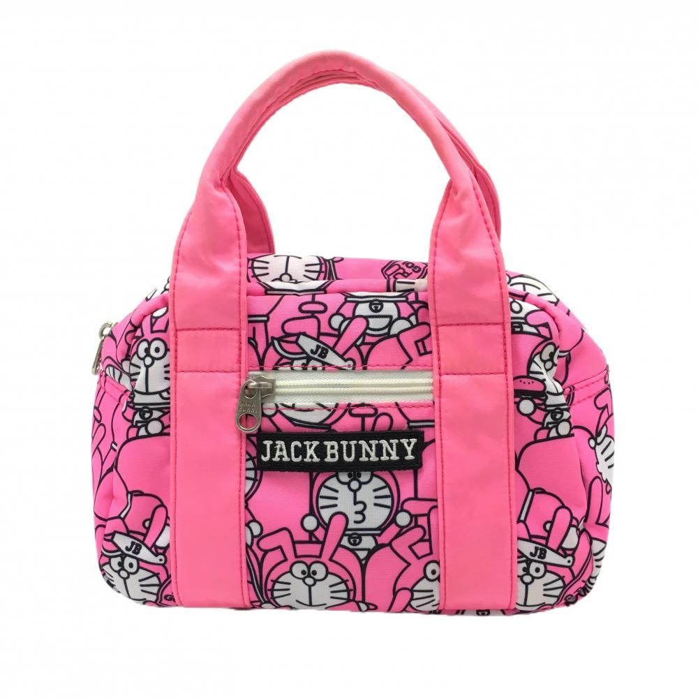 JACK BUNNY ジャックバニー×ドラえもん ボストンバッグ ピンク JACK