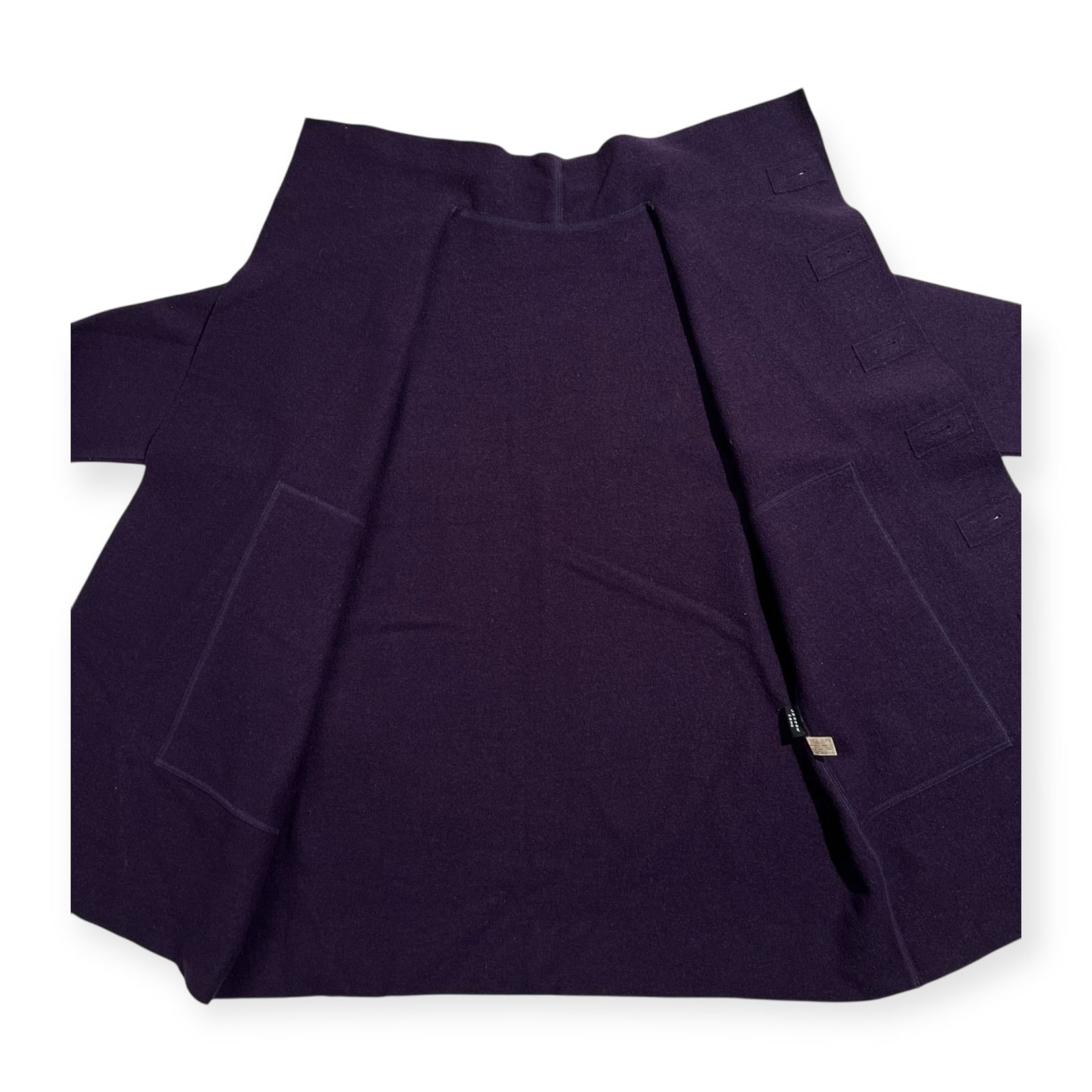 JURGEN LEHL ヨーガンレール メルトン ウール コート サイズ M /紫