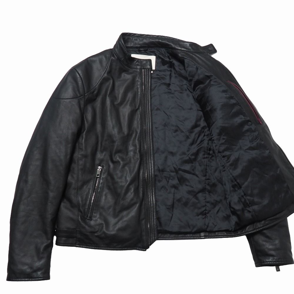 BALLY バリー シングルライダースジャケット ブラック サイズ40 美品