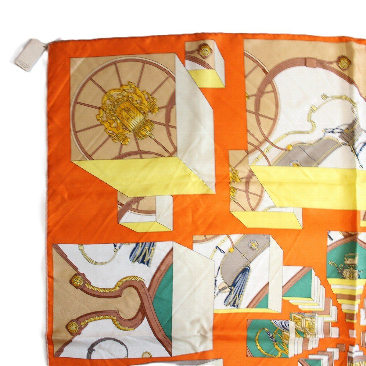 HERMES エルメス カレ 90 スカーフ スプリング・スプリング シルク100