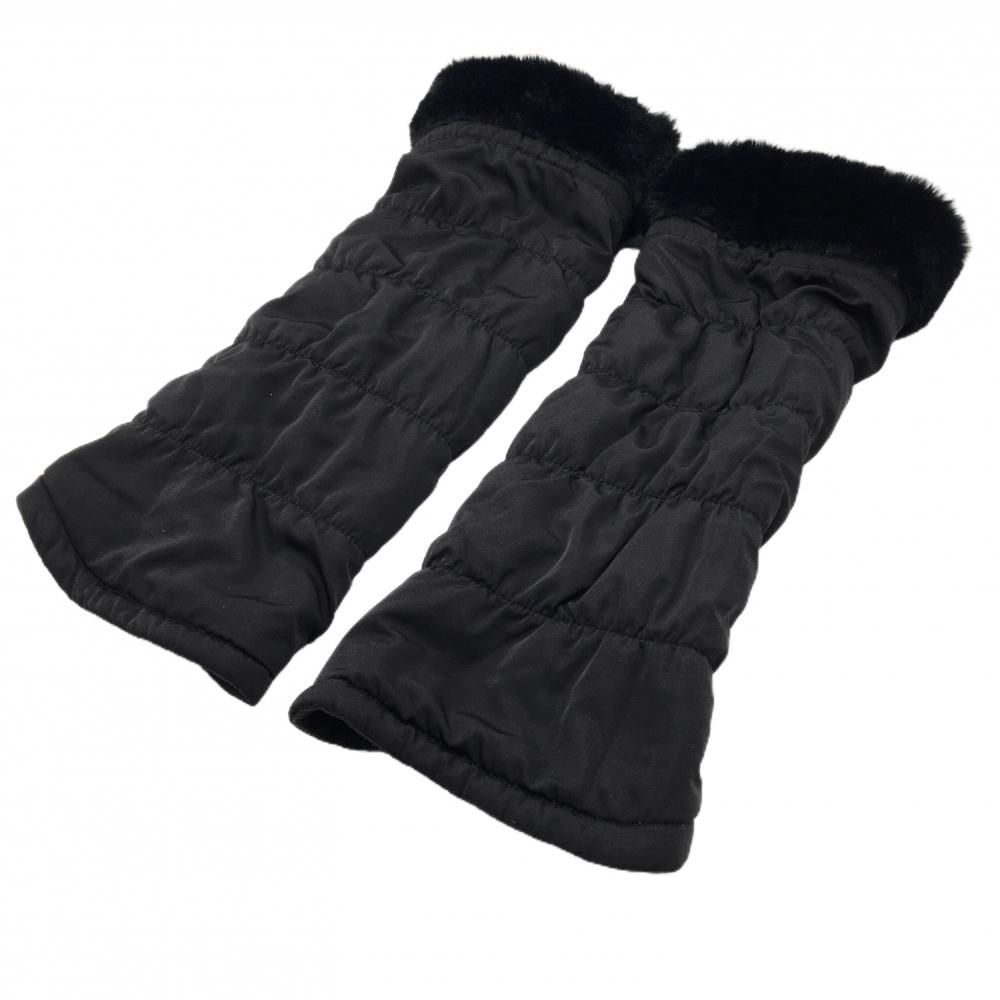 マスターバニーエディション レッグウォーマー フェイクファー 防寒