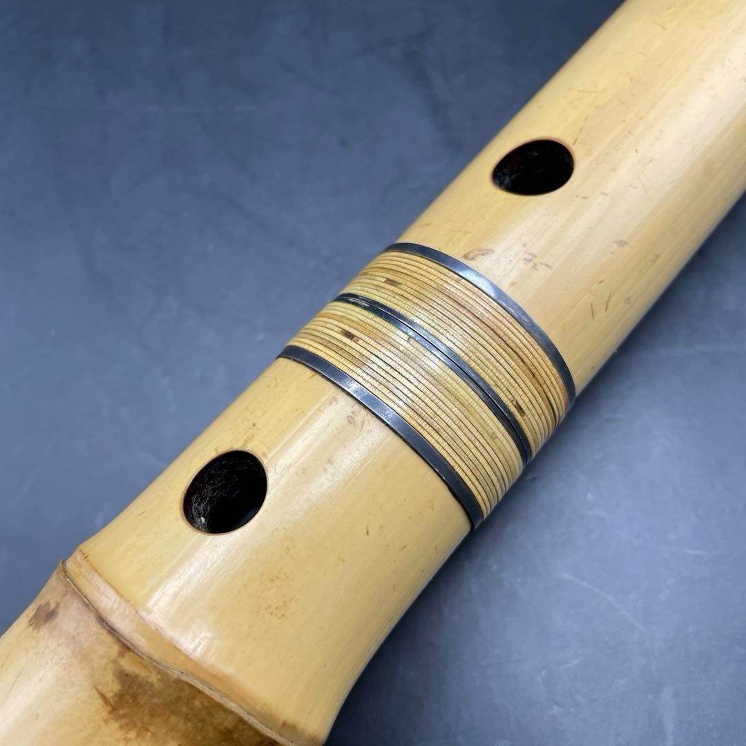 2227）尺八 竹治 竹製 約55㎝ 2227）尺八 竹治 竹製 約55㎝