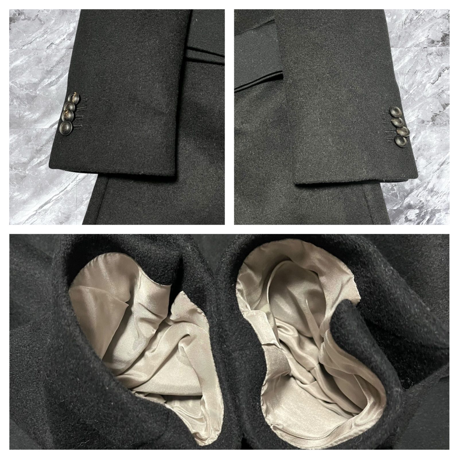 極美品 ポールスミス チェスターコート 薔薇柄 キャメル XL相当 極美品