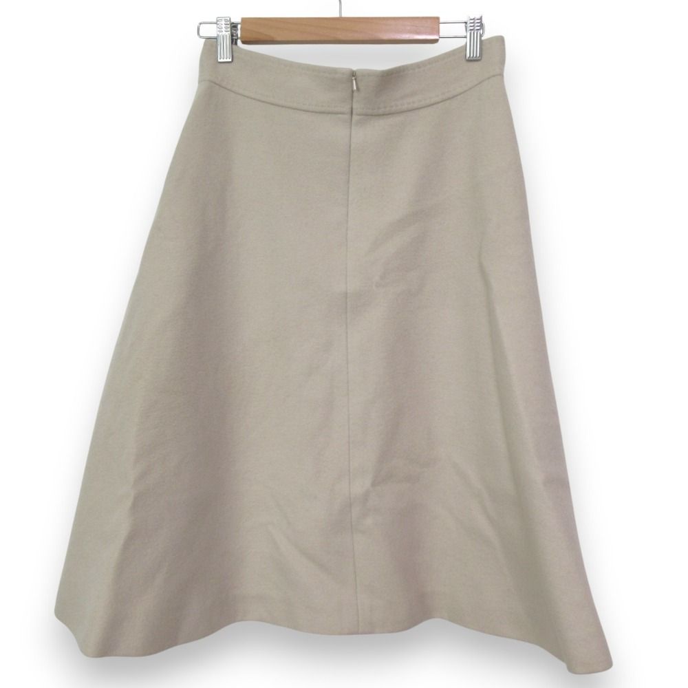 美品 FOXEY フォクシー カシミヤウール フレアスカート 40704 サイズ42