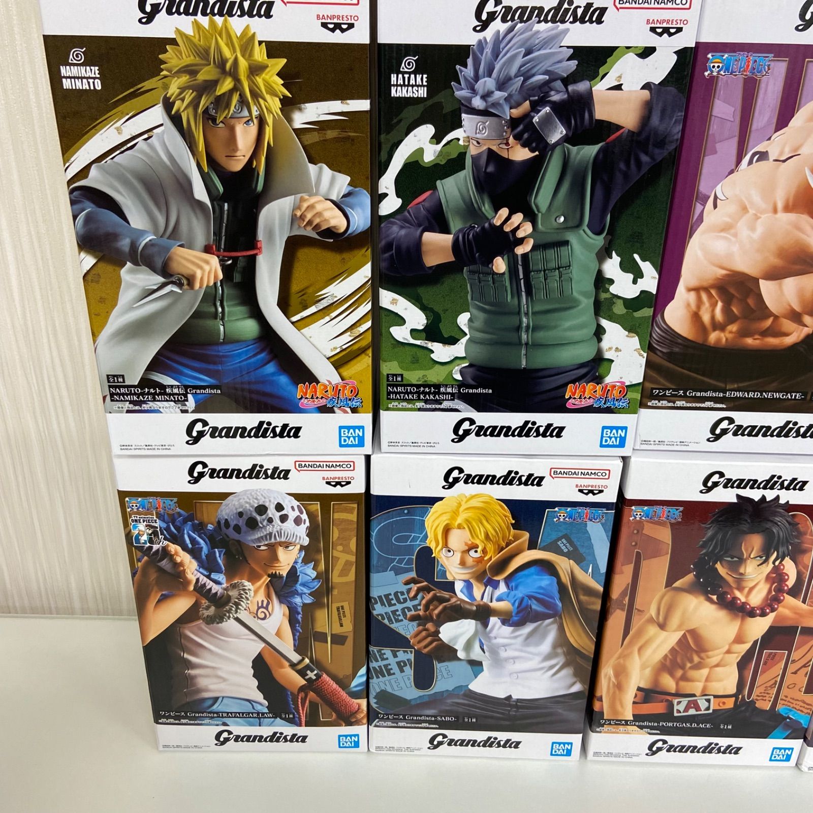 ワンピース ドラゴンボール NARUTO Grandista まとめ売り 未開封