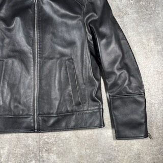 バリー】レザージャケット 羊革 ブラック テーラード 高級感