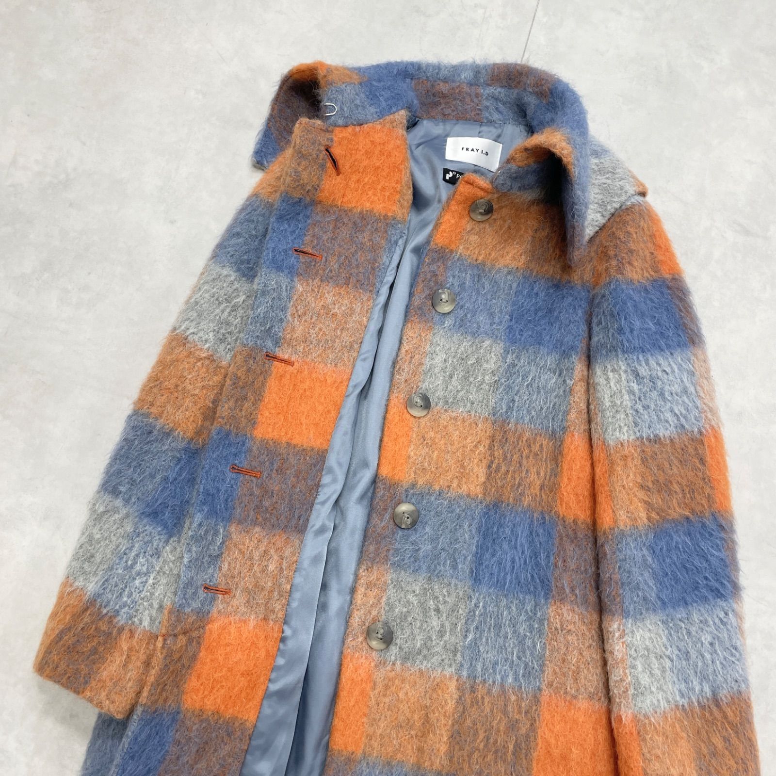 FRAY I.D フレイアイディー アルパカシャギーステンカラーコート