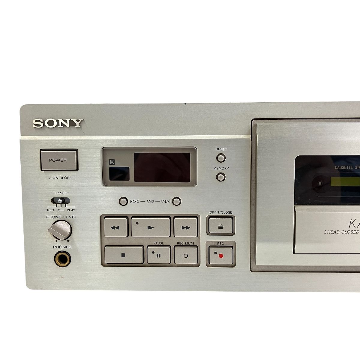 SONY カセットデッキ TC-KA7ES リモコン付き ジャンク品
