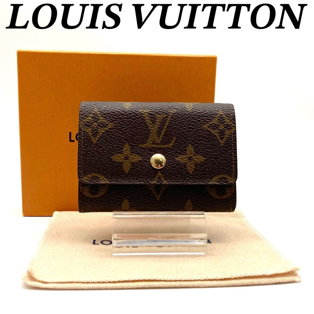 ルイヴィトン モノグラム ポルトモネ プラ ケース B14 LOUIS VUITTON