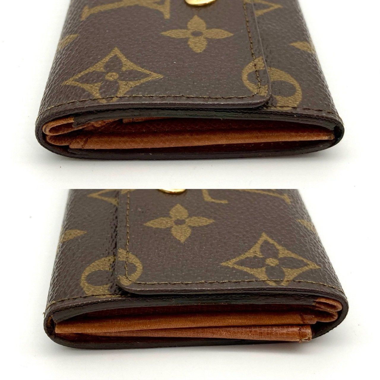 ルイヴィトン モノグラム ポルトモネ プラ ケース B14 LOUIS VUITTON