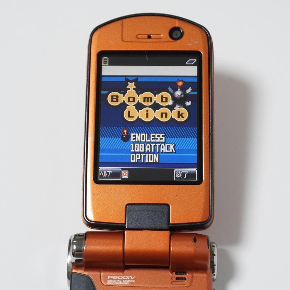 レア機種入荷！ docomo FOMA P900iV ブロンズオレンジ ファイナル