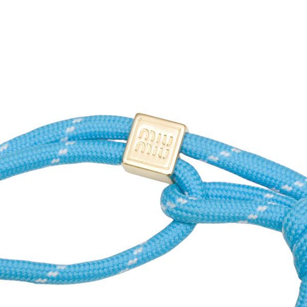 専用miumiu コードナイロンブレスレット MiuMiuミュウミュウ コード