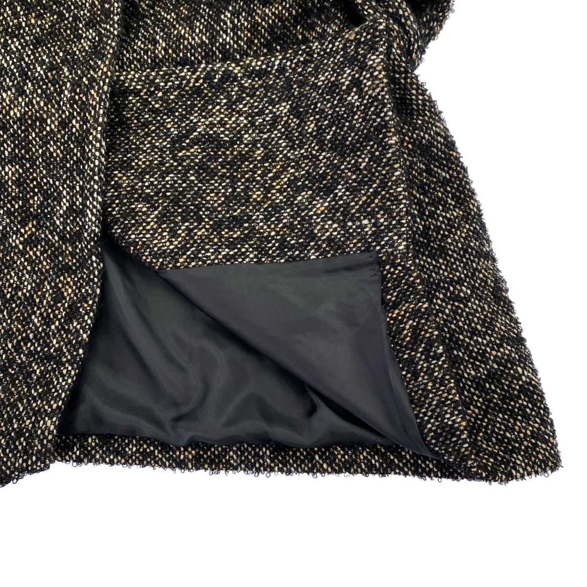 CLANE クラネ MIX LOOP TWEED BOX COAT ミックスループツイード