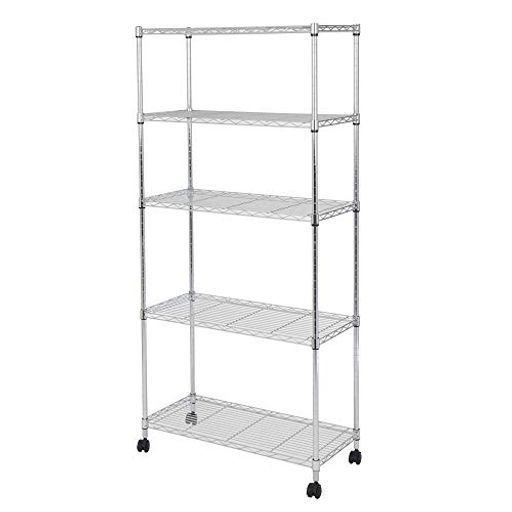 ショップ ドウシシャメタルルミナスラックキャスター付きスチール