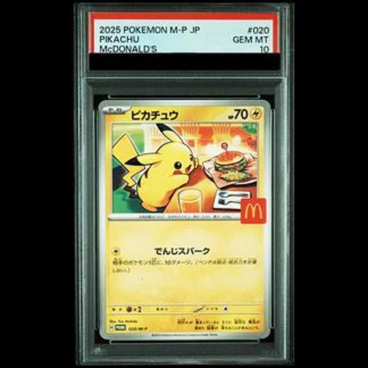 美品/PSA10/マクドナルド ピカチュウ ハッピーセット020/M-P #7 PSA10