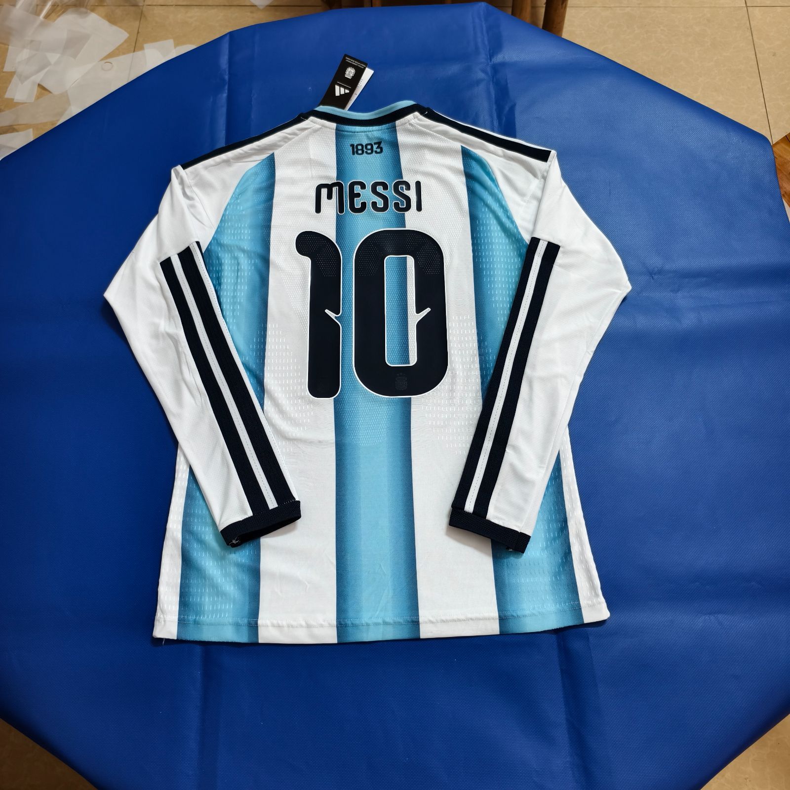 2026W杯 アルゼンチン代表 メッシ 10 番 長袖 シャツ 2026