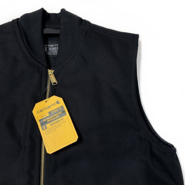 カーハート ダックベスト US購入(M/T)黒 181218 - メルカリ