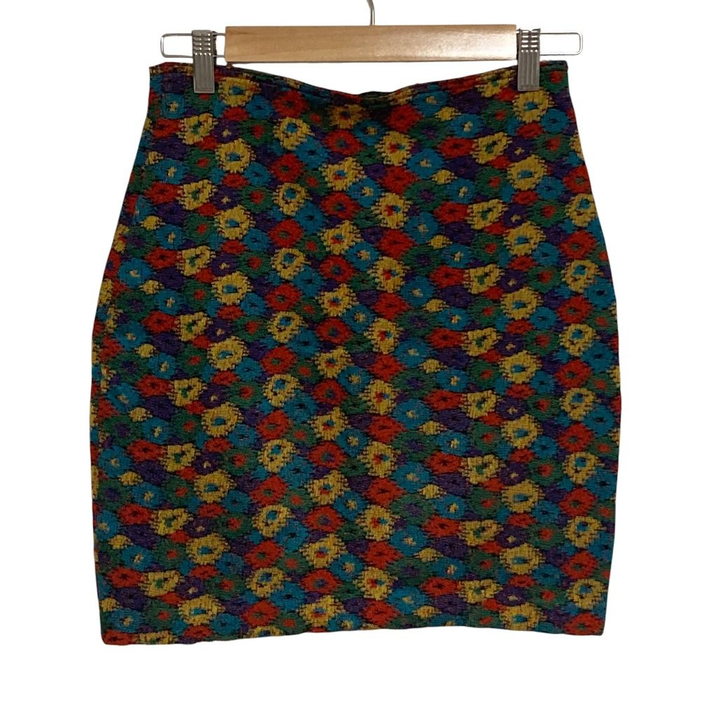 MISSONI ミッソーニ マルチカラー ニットスカート 総柄 イタリア製