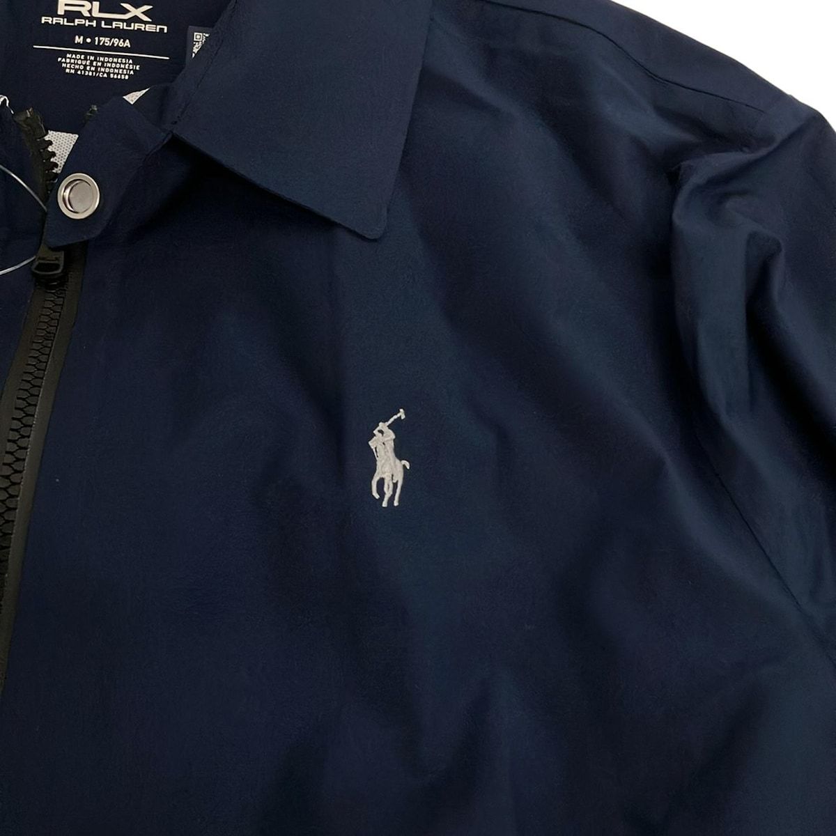 RLX ラルフローレンフード付きネイビージャケットサイズ175/96A RLX