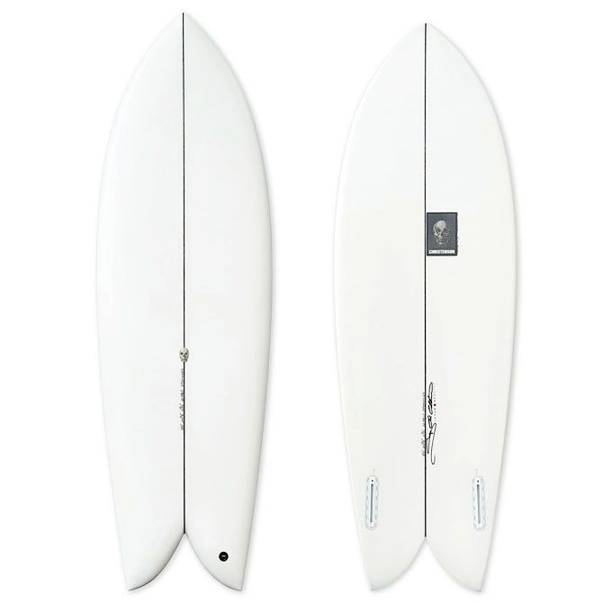 クリステンソン【フィッシュ】サーフボード フィン込 5'6 千葉北