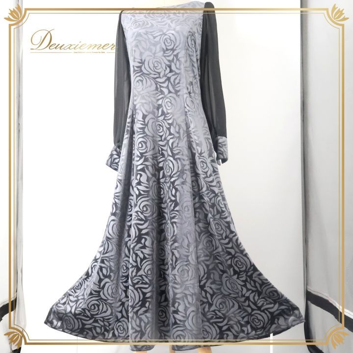 フラ ワンピース ドレス アロハスタンダード ダンス イベント 衣装