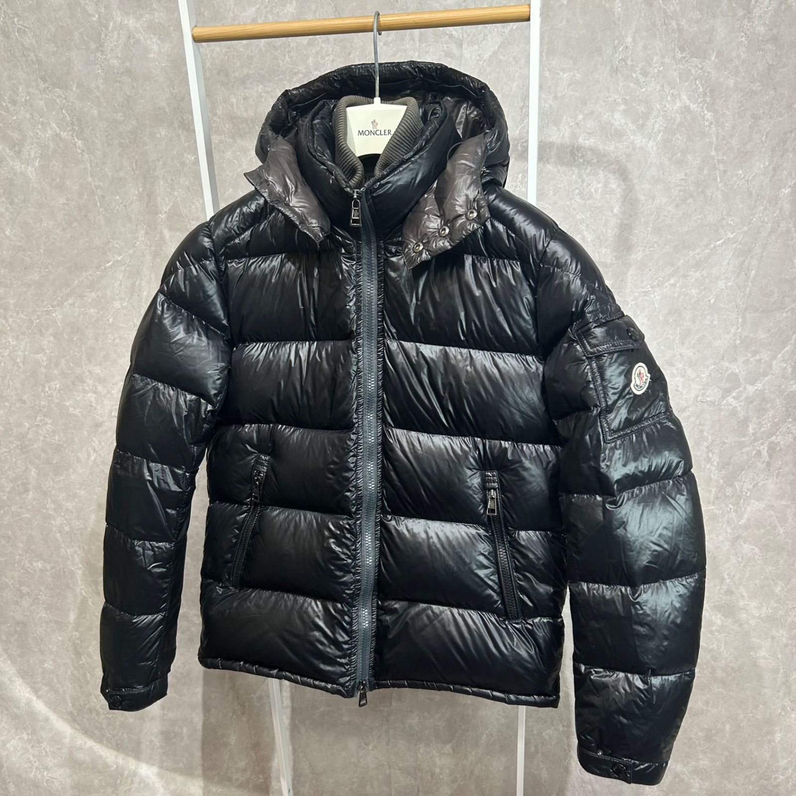 MONCLER モンクレール MAYA 上位モデル ZIN ブラック 0 ダウン