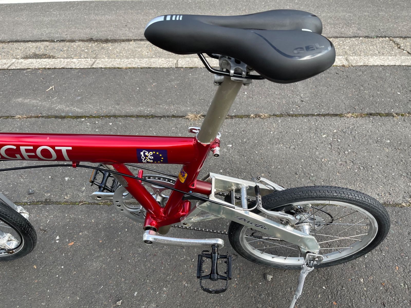 即乘】送料無料 PEUGEOT 折り畳み自転車 ミニベロ 小径車 16インチ 即