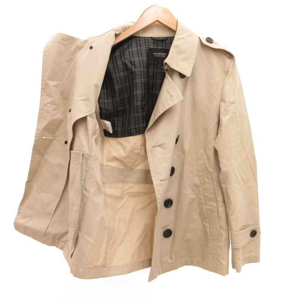 バーバリー ブラックレーベル ピーコート ジャケット ベージュ L