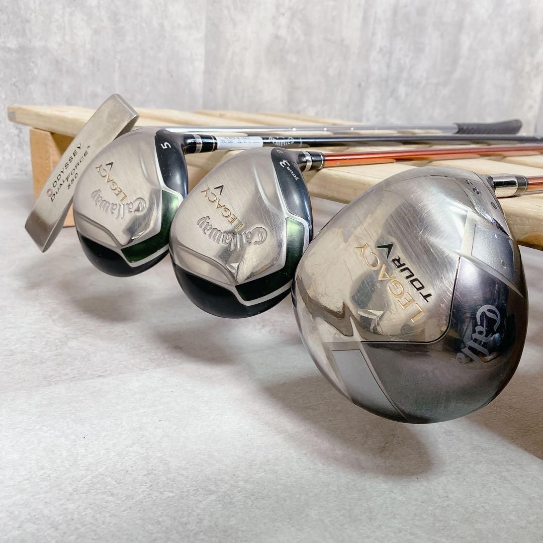 V838 キャロウェイ ゴルフクラブ メンズ フルセット レガシー 白 緑