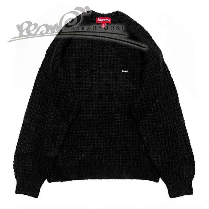 送料無料 メンズ セーター ブラック Supreme シュプリーム Small Box