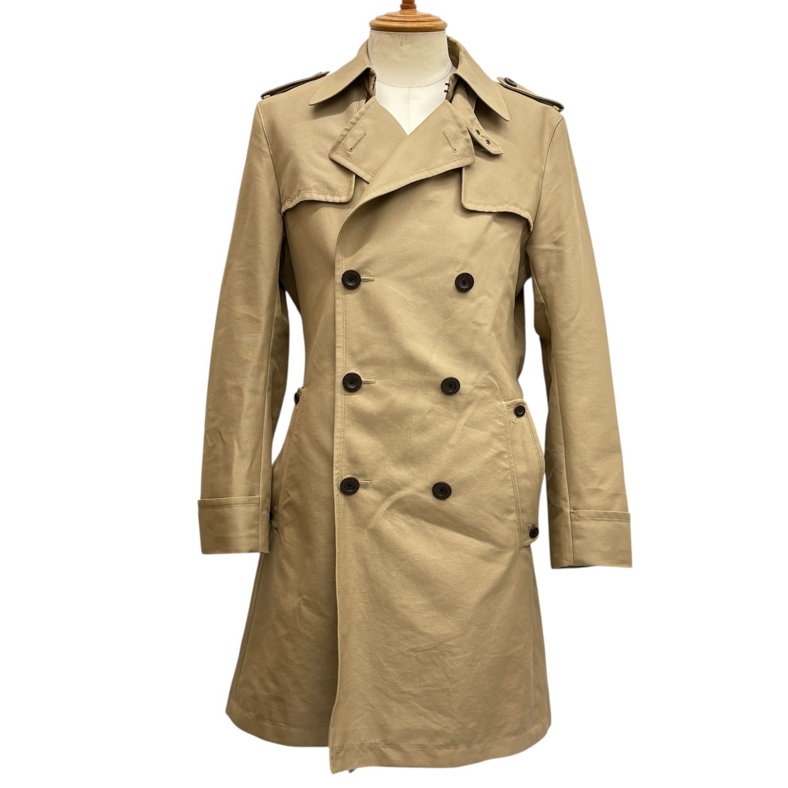 バーバリーブラックレーベル ベージュ トレンチコート BURBERRY