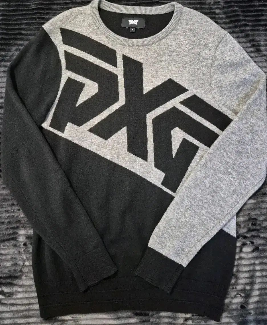 タグ付き新品♡PXG クルーネックセーター 2024 ホワイト/グレー