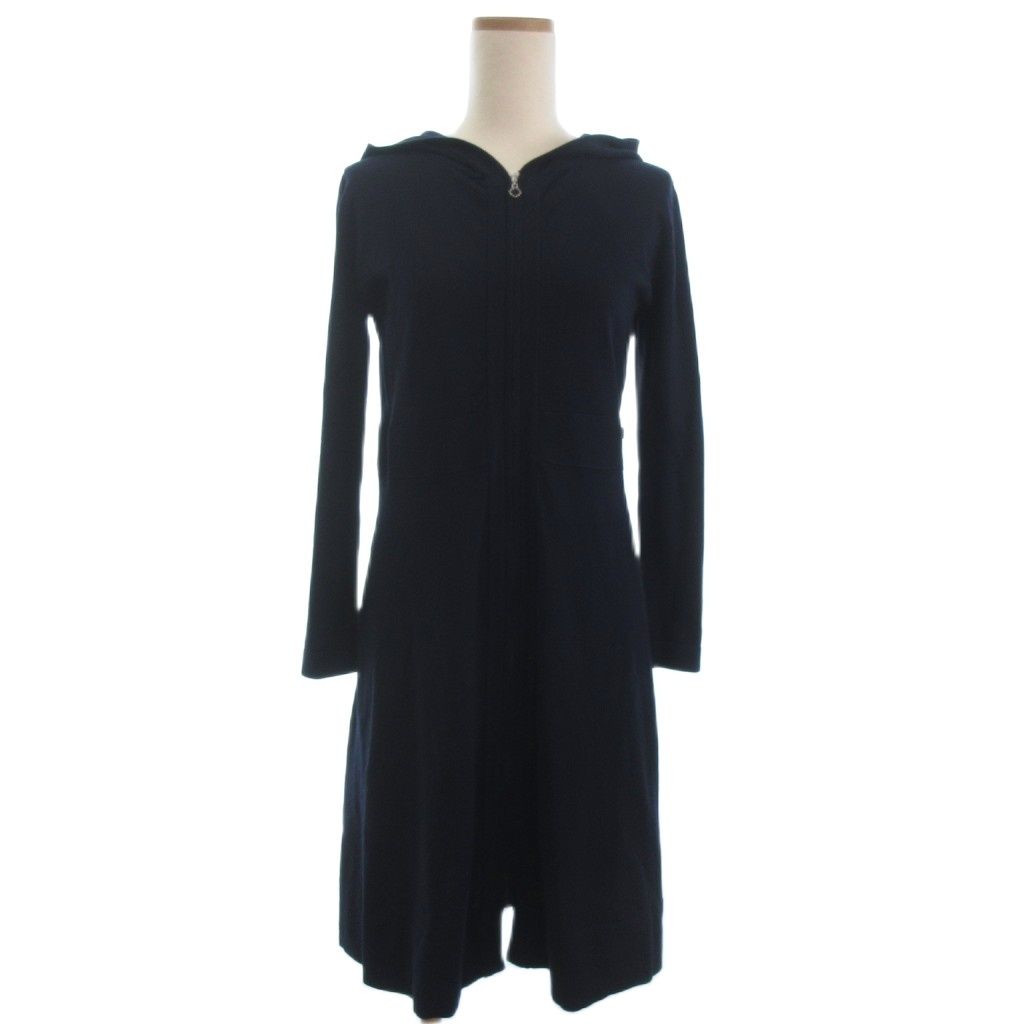 TOCCA ネイビー 長袖 ひざ丈ワンピース サイズ4 TOCCA ネイビー 長袖