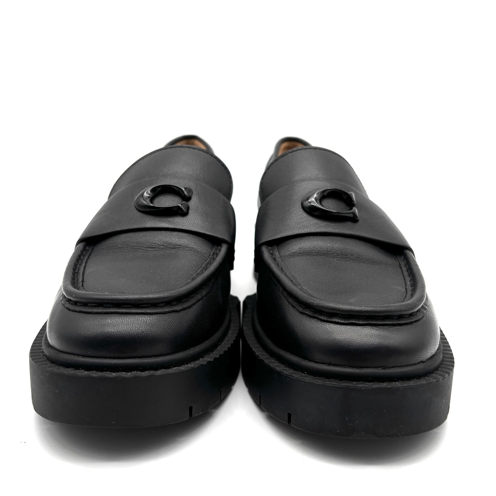 COACH ブラック 厚底ローファー COACH ブラック ローファー 厚底 COACH