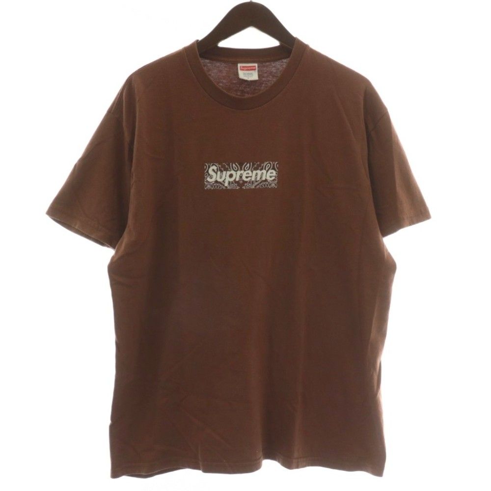シュプリーム SUPREME 19AW Bandana Box Logo Tee Tシャツ カットソー