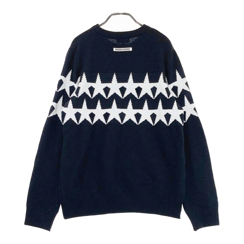 パーリーゲイツ 星形模様 セーター サイズ：5 PEARLY GATES パーリー