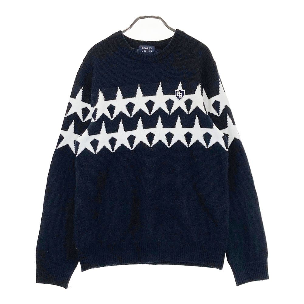 送料込☆PEARLY GATES 星柄セーター サイズ6 PEARLY GATES（パーリー