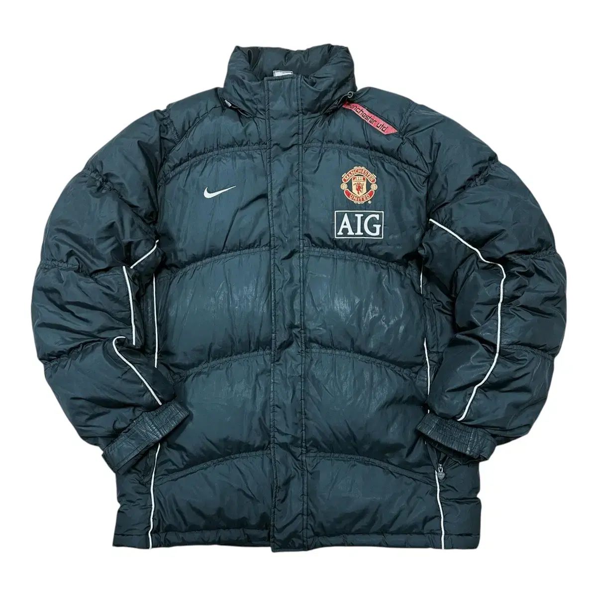 Nike Manchester United ダウン Sサイズ 即納) NIKE 07-08 MANCHESTER