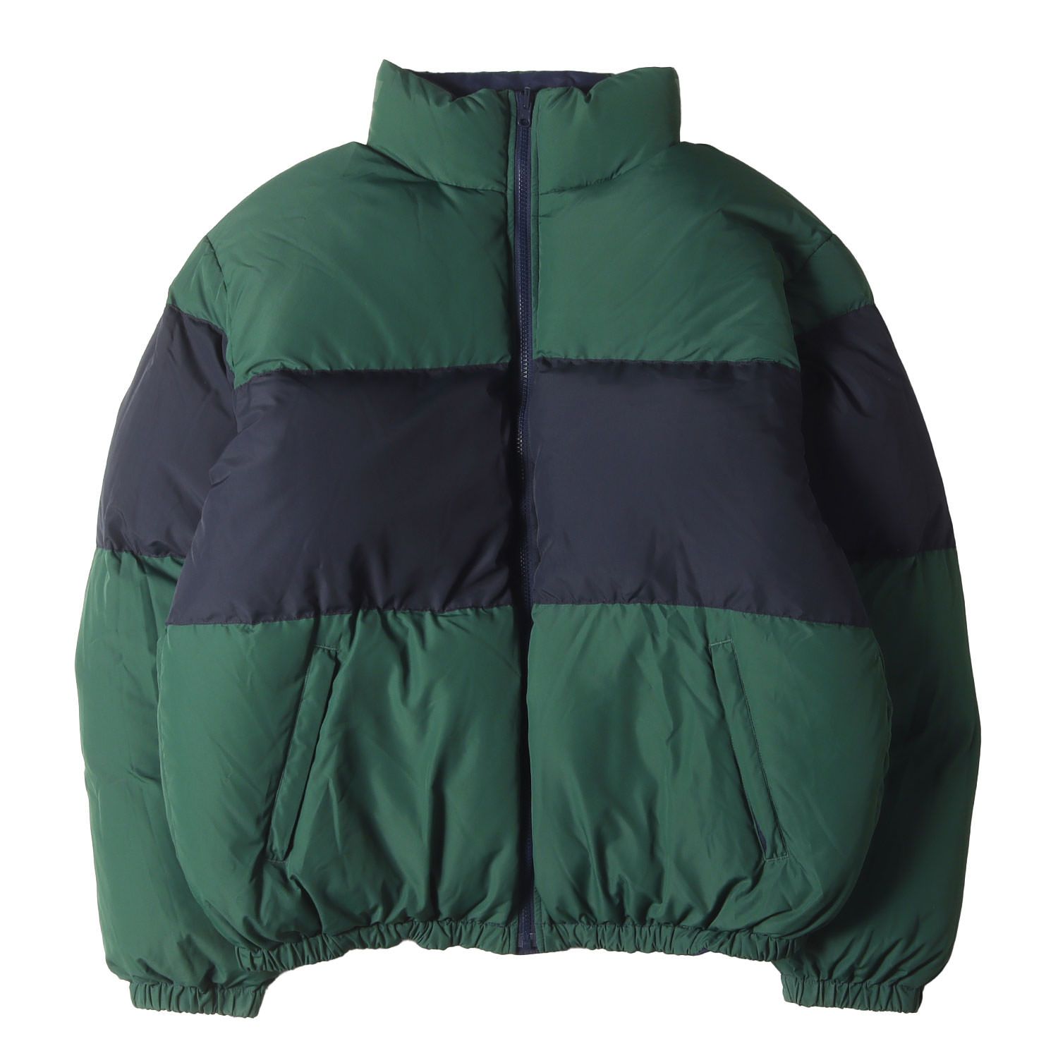 X-LARGE エクストララージ ジャケット ネイビー グリーン サイズ:L