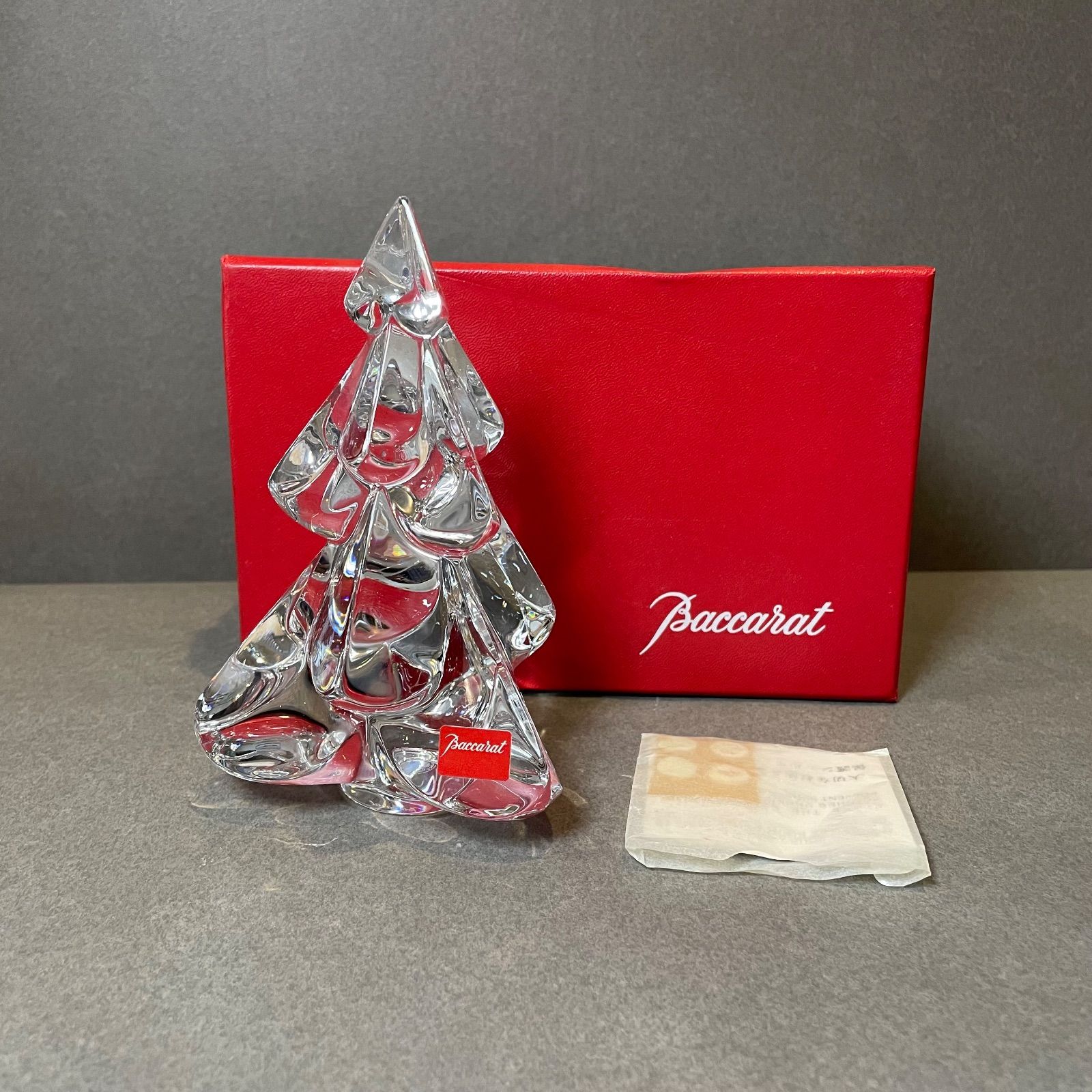 バカラ クリスマスツリー ノエル オーナメント オブジェ Baccarat 美品