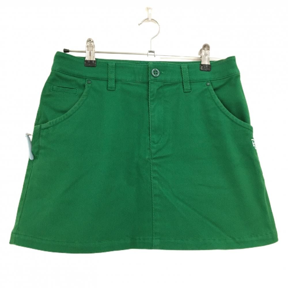 新品タグ付 パーリーゲイツ ゴルフスカート 白 刺繍ロゴ パーリー